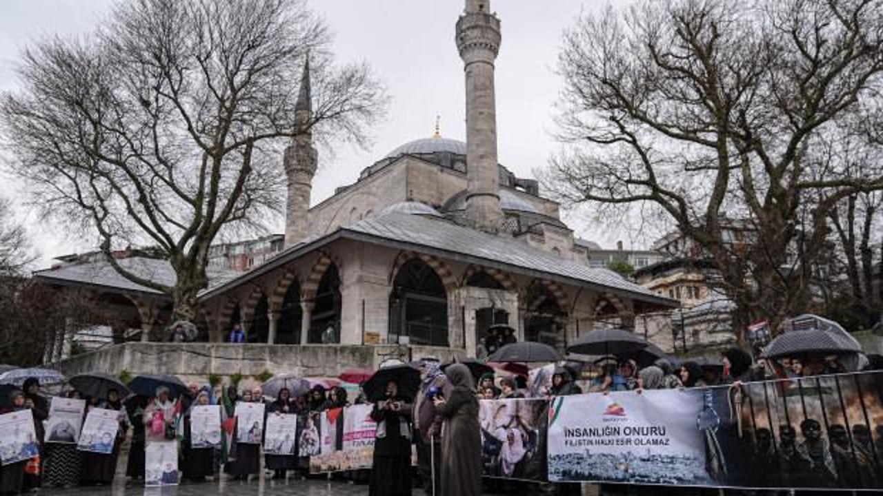 T&uuml;rkiye Filistin i&ccedil;in sabah namazında buluşuyor