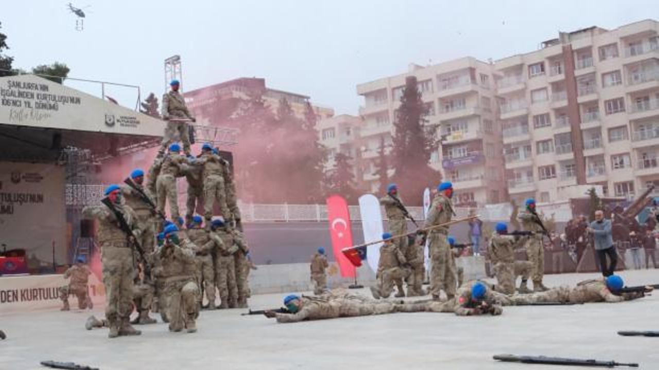 Urfa'da coşkulu kurtuluş kutlaması