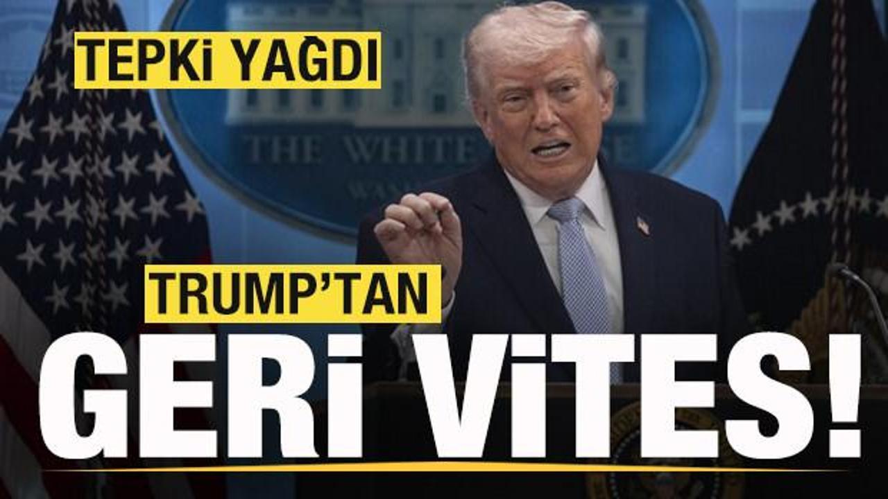 Büyük tepki çekmişti! Tansiyon yükseldi! Trump'tan geri vites!