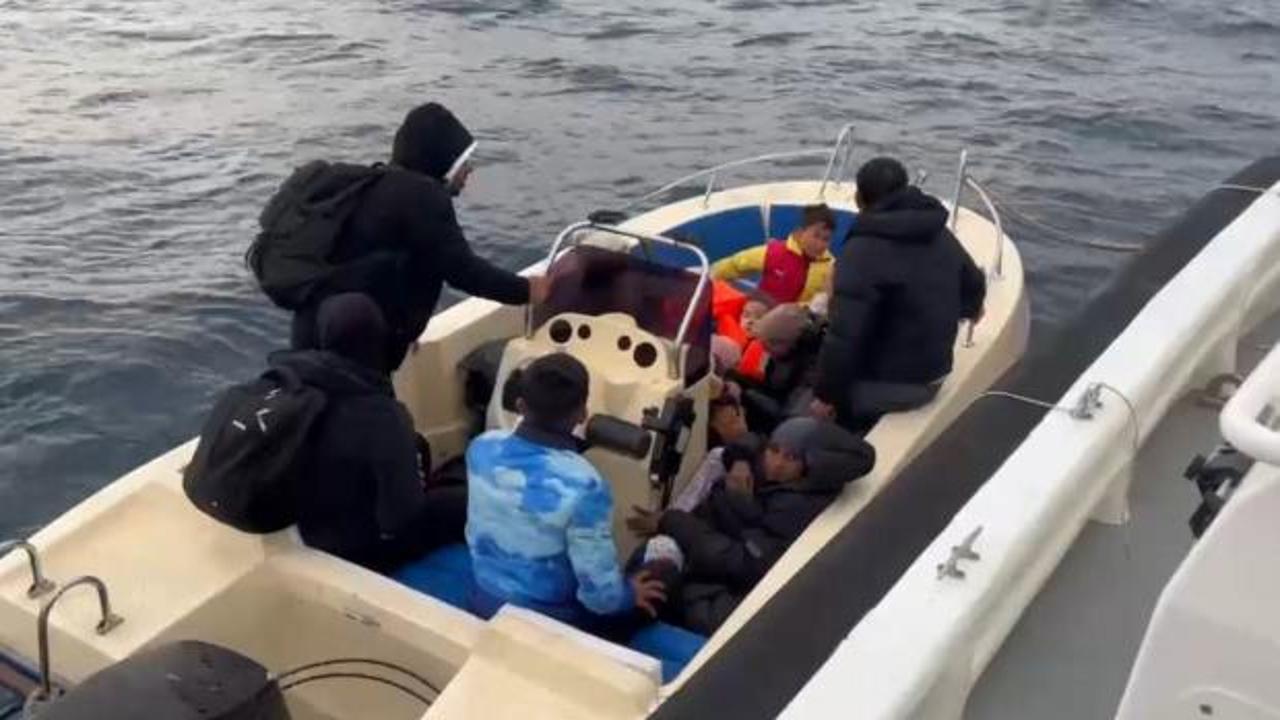 &Ccedil;anakkale'de 13 d&uuml;zensiz g&ouml;&ccedil;men yakalandı