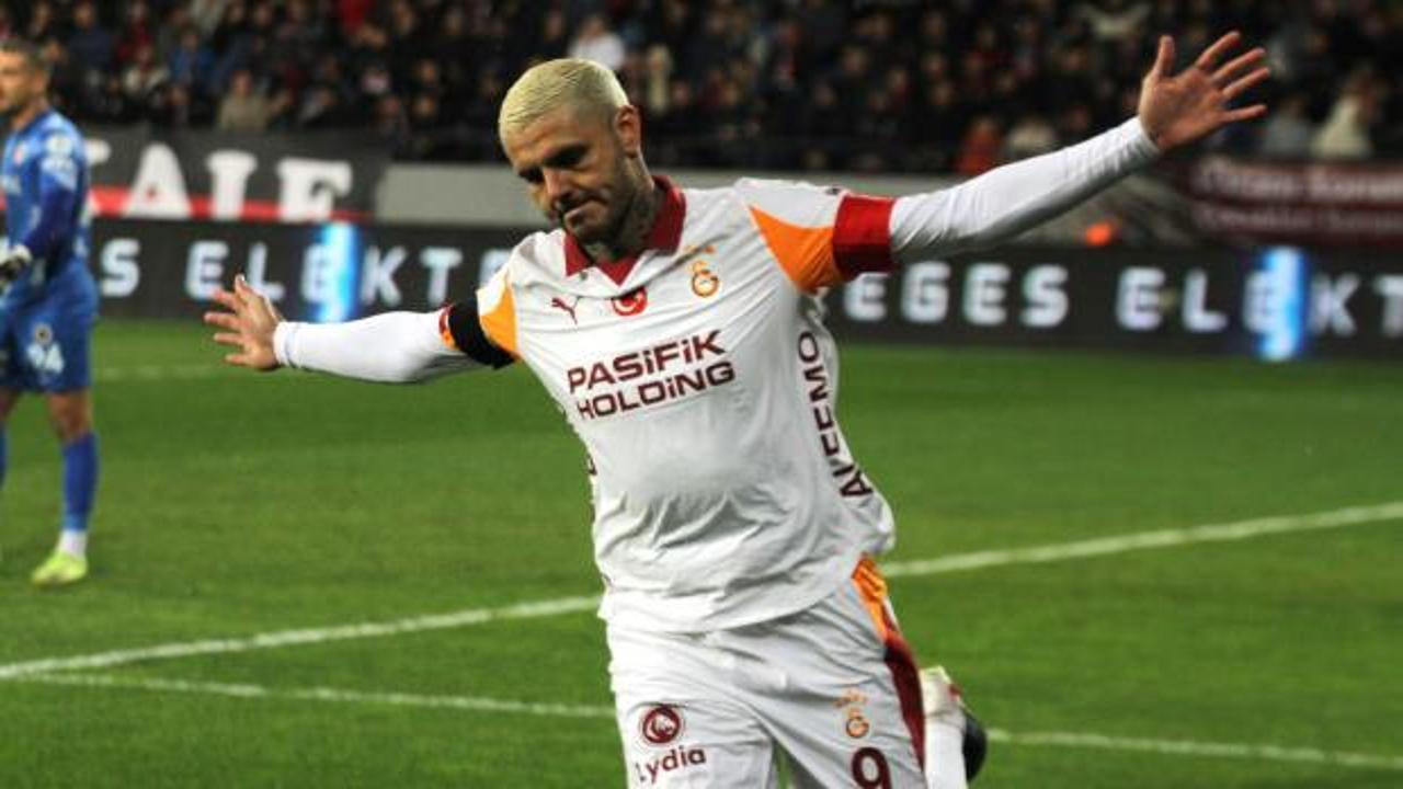 Mauro Icardi, S&uuml;per Lig'deki gol sayısını 14'e &ccedil;ıkardı