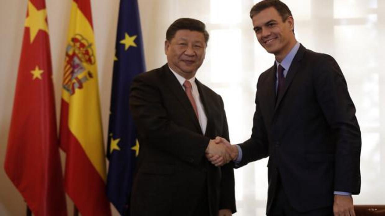 İspanya Başbakanı Sanchez &Ccedil;in'de Xi ile g&ouml;r&uuml;şt&uuml;