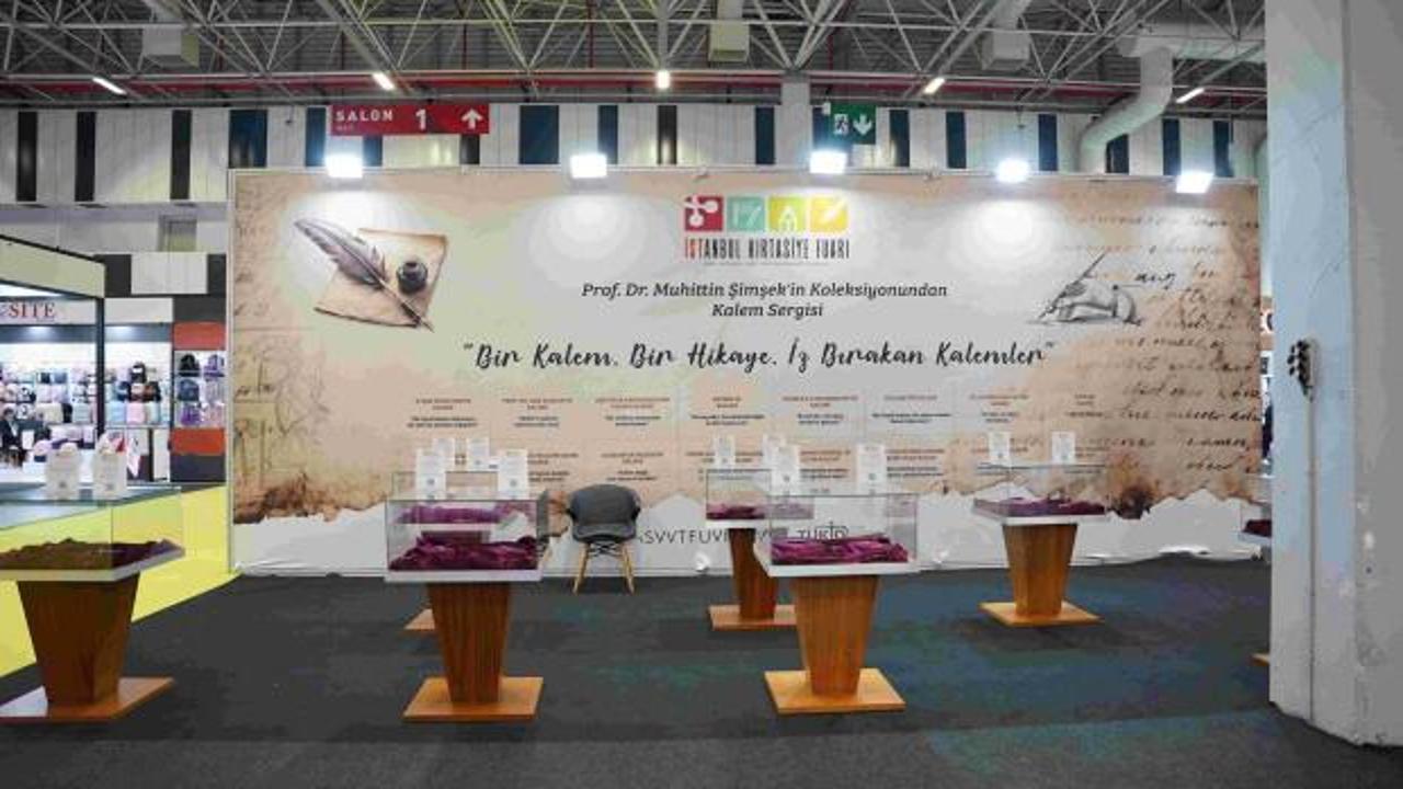 Prof. Dr. Şimşek&rsquo;in &ouml;zel koleksiyonu ilk kez 32. İstanbul Kırtasiye Fuarı&rsquo;nda sergilendi