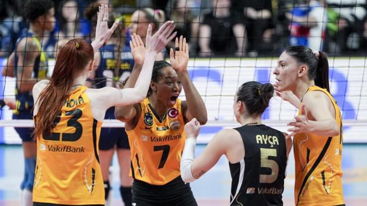 VakıfBank Sultanlar Ligi'nde şampiyon oldu!