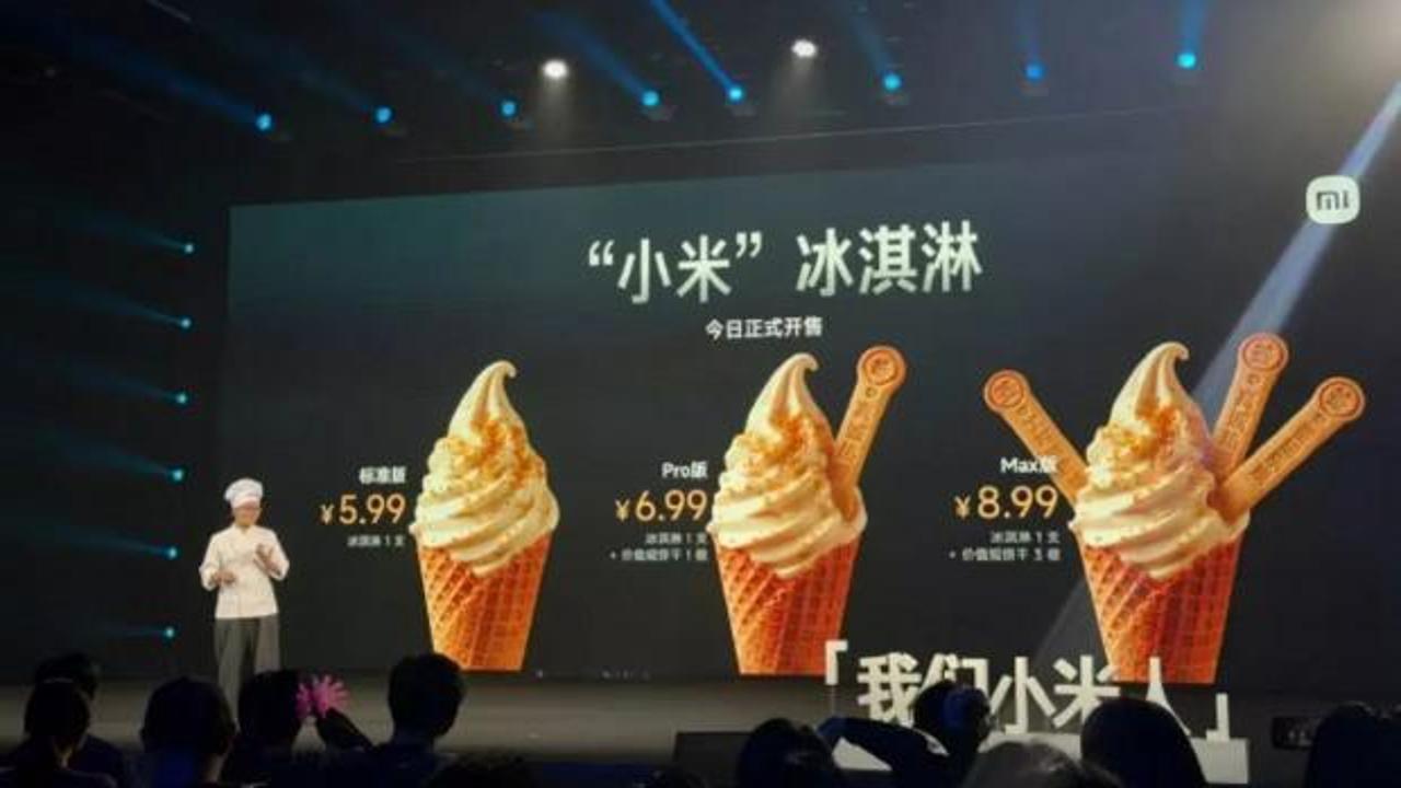 Xiaomi&rsquo;den bu kez akıllı telefon değil, dondurma tanıttı