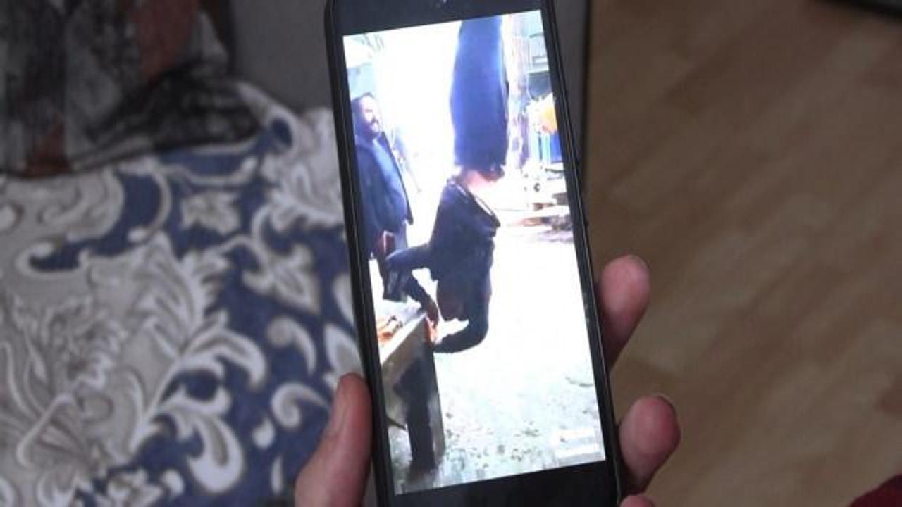 Zihinsel engelli iş&ccedil;iyi ayağından bağlayıp vince asan 3 sanık hakkında karar