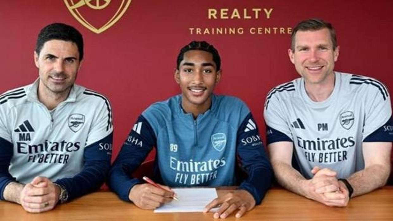 4 ay &ouml;nce Arsenal tarihine ge&ccedil;mişti! 'Bebek Saliba' ile &ouml;n s&ouml;zleşme