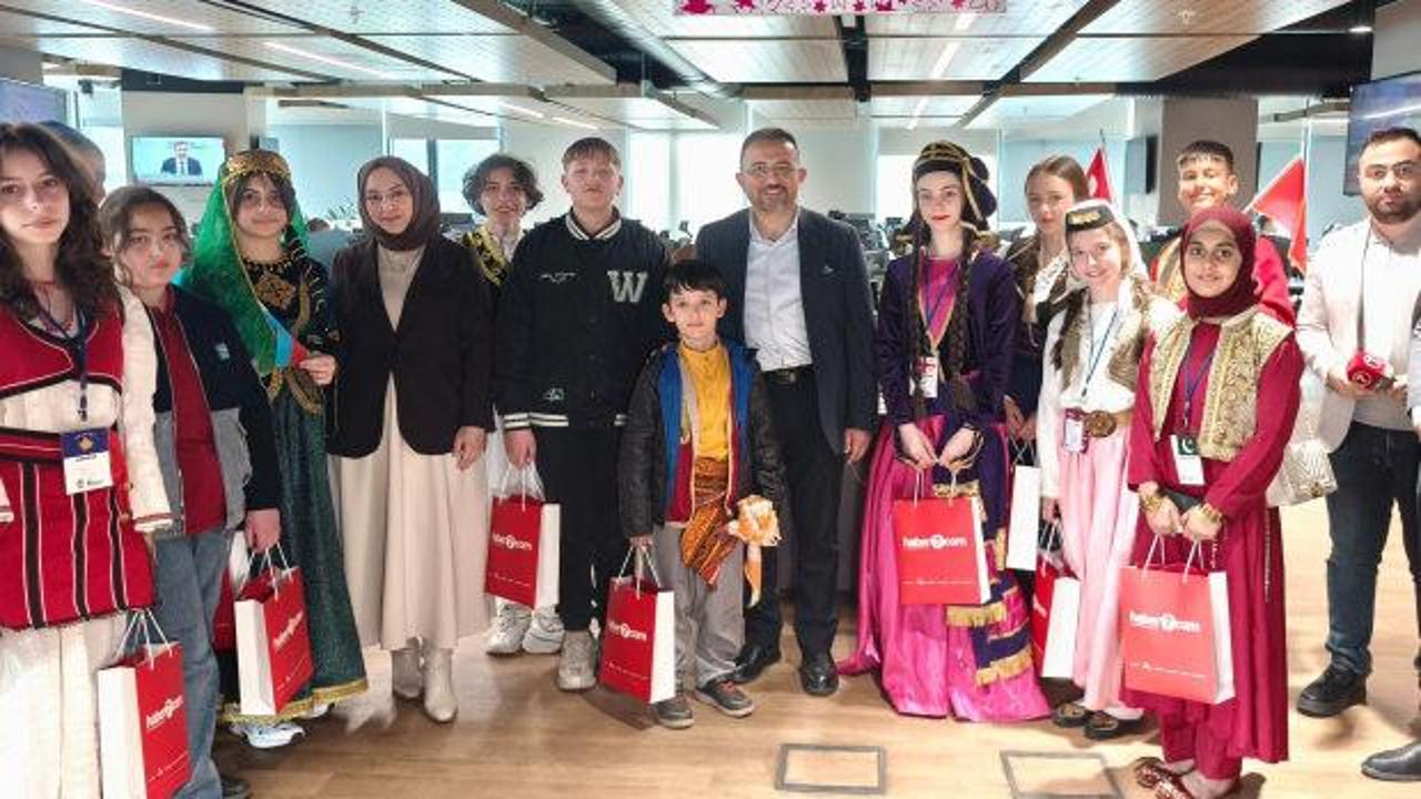 Barış Ekmeği Festivali &ccedil;ocukları Haber7&rsquo;de: D&uuml;nya&rsquo;da barış hakim olsun