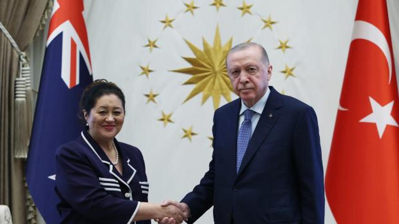 Cumhurbaşkanı Erdoğan, Cindy Kiro'yu kabul etti