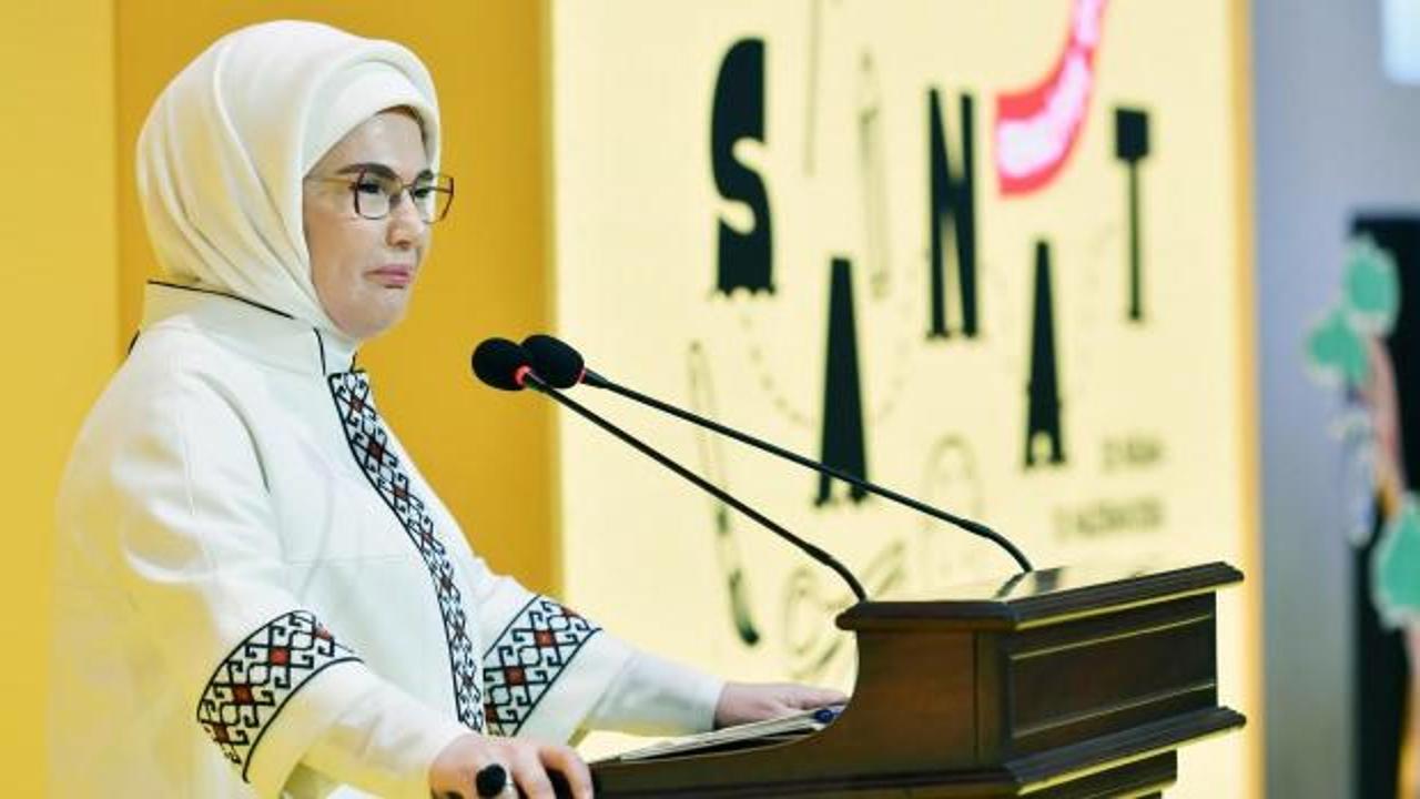 Emine Erdoğan: K&uuml;reselleşmenin k&uuml;lt&uuml;rleri tek potada eritme gibi bir yan tesiri var