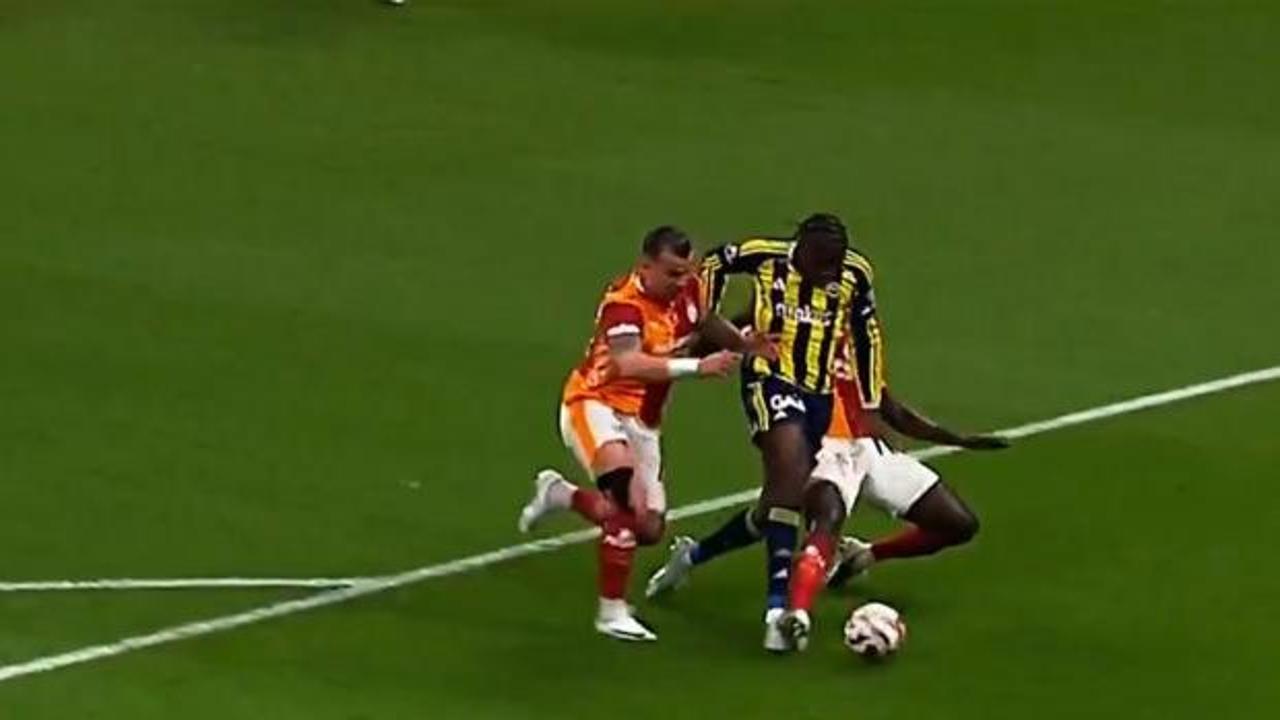 Derbide çok sayıda tartışmalı pozisyon! Ederson kırmızı kart gördü: F.Bahçe 10 kişi kaldı