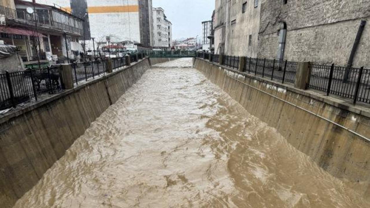 Hakkari'yi sağanak ve heyelan vurdu