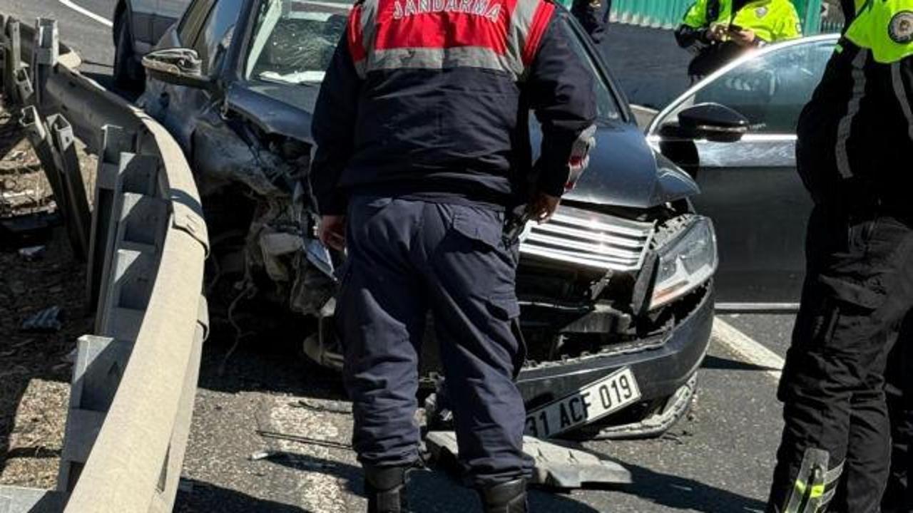Polisin &lsquo;dur&rsquo; ihtarına uymadı, kaza yapınca yakalandı