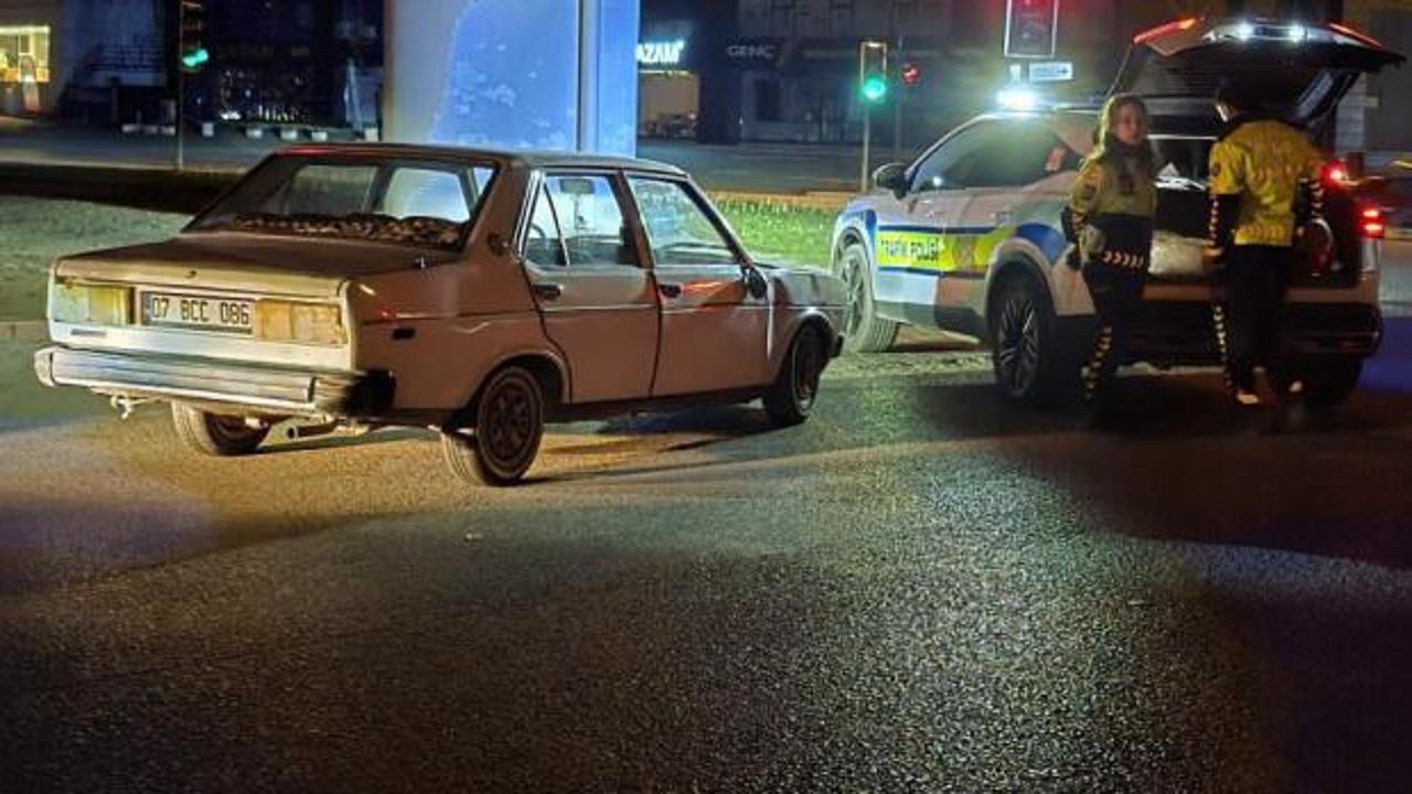 Polisten ka&ccedil;an alkoll&uuml; s&uuml;r&uuml;c&uuml;ye 400 bin TL ceza