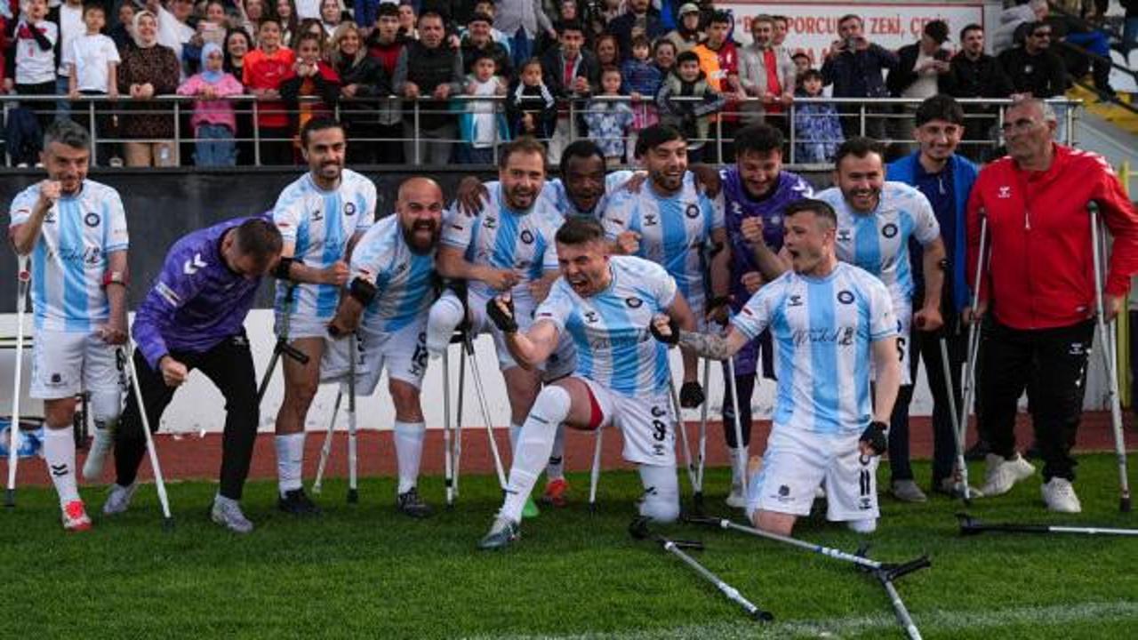 Tarihi başarı! Başkent Ampute Futbol Gücü Avrupa Şampiyonu