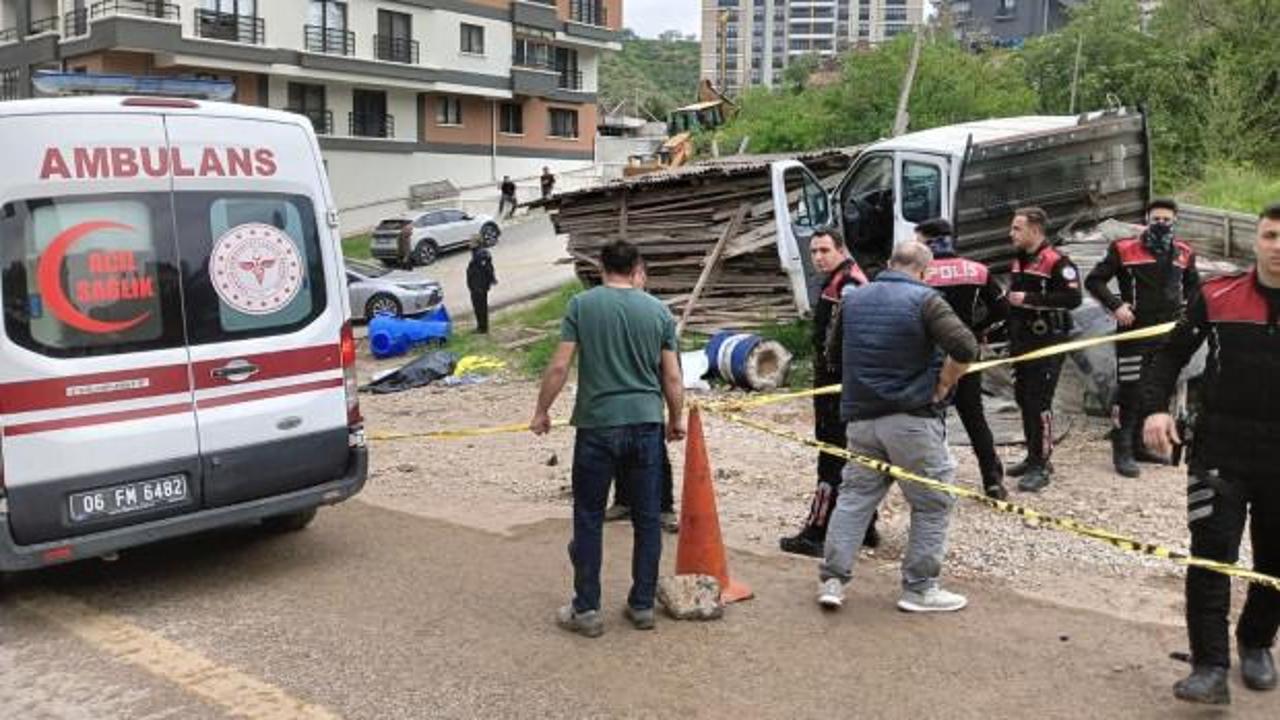 1 Mayıs İş&ccedil;i Bayramı'nda kamyon altında kalan 2 iş&ccedil;i hayatını kaybetti