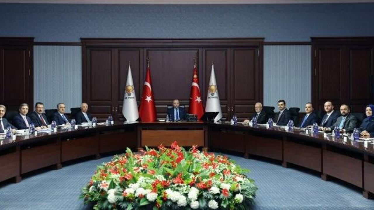 Son Dakika: AK Parti MYK, Erdoğan başkanlığında toplandı