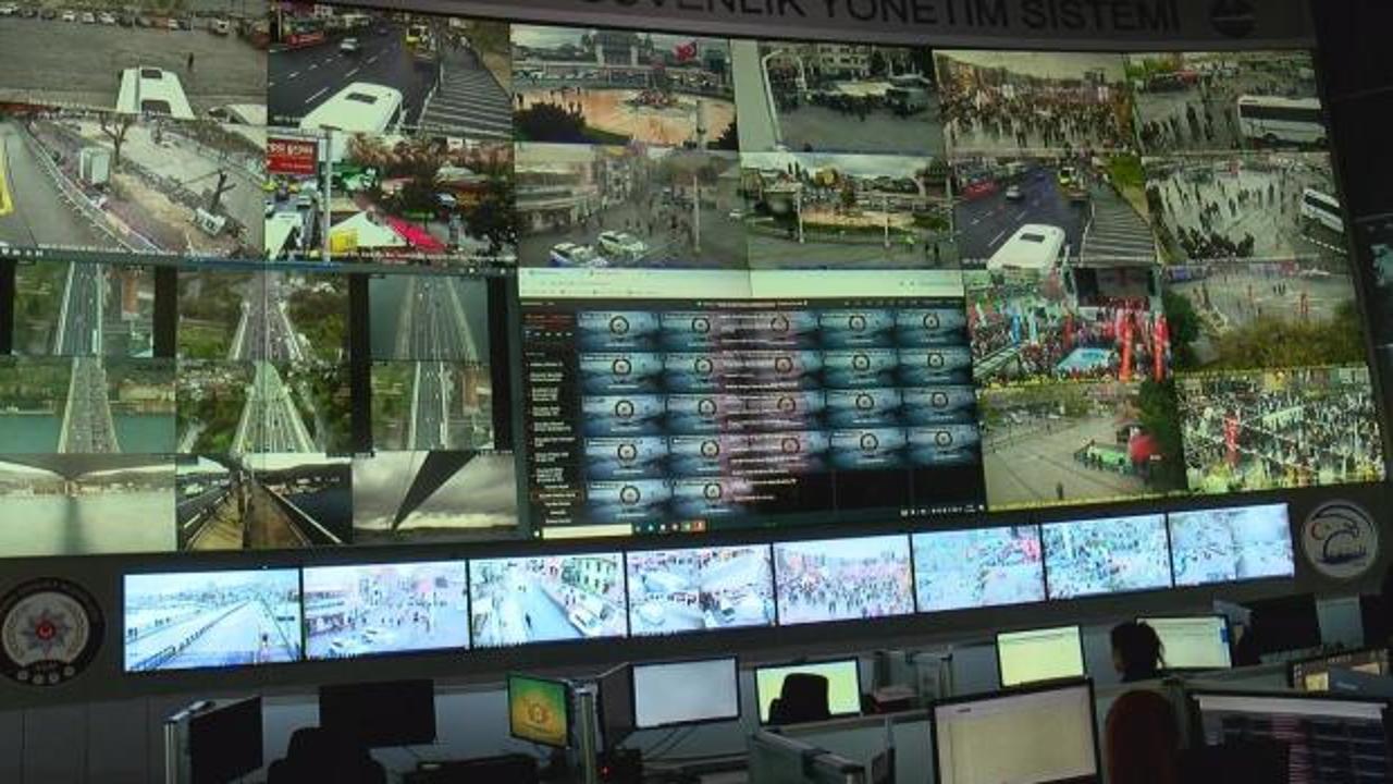 İstanbul, bug&uuml;n 35 bin kamerayla izlendi