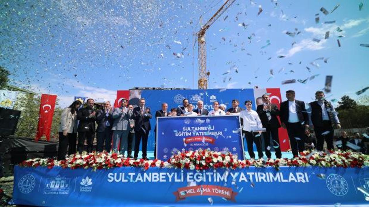 Sultanbeyli'de 3 yeni okul: Temelleri atıldı!