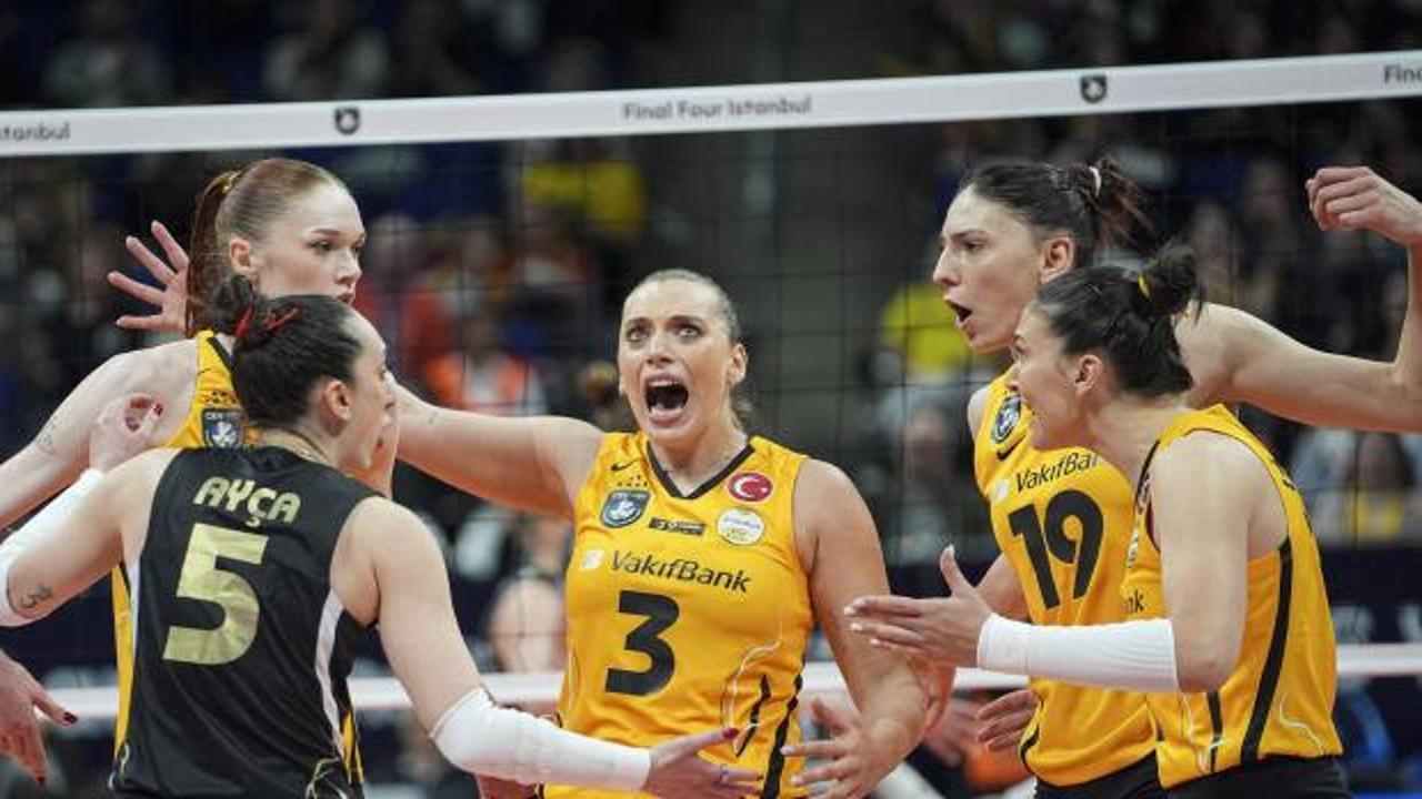 VakıfBank Şampiyonlar Ligi'nde finale y&uuml;kseldi!