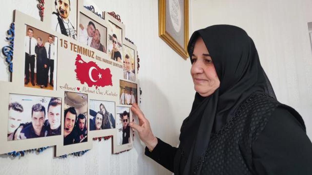15 Temmuz'da şehit d&uuml;şen ikiz polis annesi: Anneler G&uuml;n&uuml; geldiğinde h&uuml;z&uuml;nl&uuml;y&uuml;z