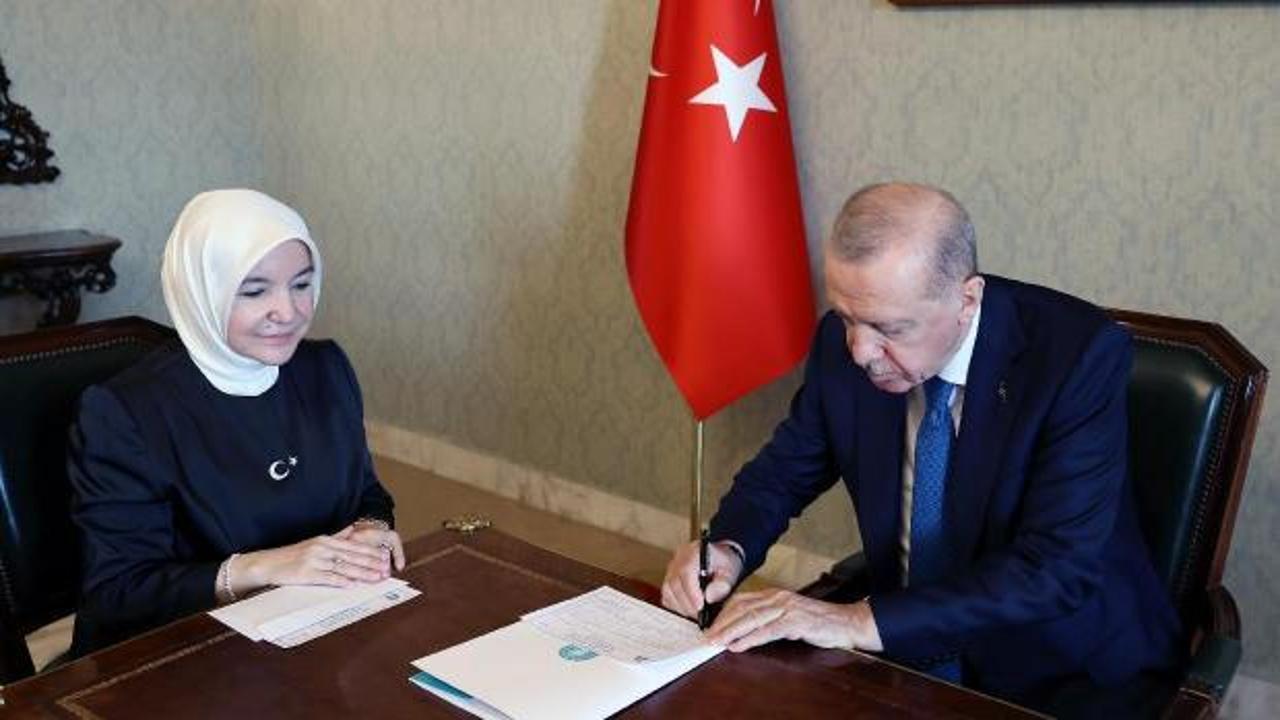 Cumhurbaşkanı Erdoğan Dar&uuml;laceze'ye kurban bağışı yaptı