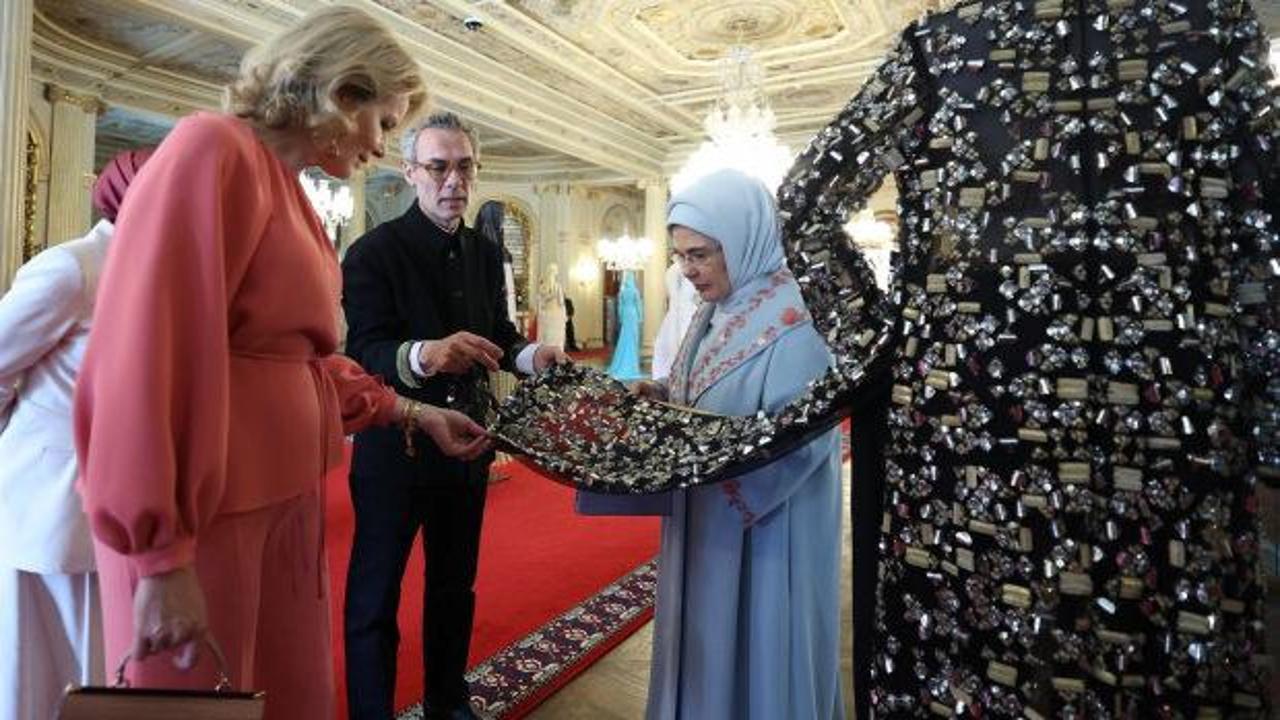 Emine Erdoğan, Bel&ccedil;ika Krali&ccedil;esi Mathilde'yle bir araya geldi