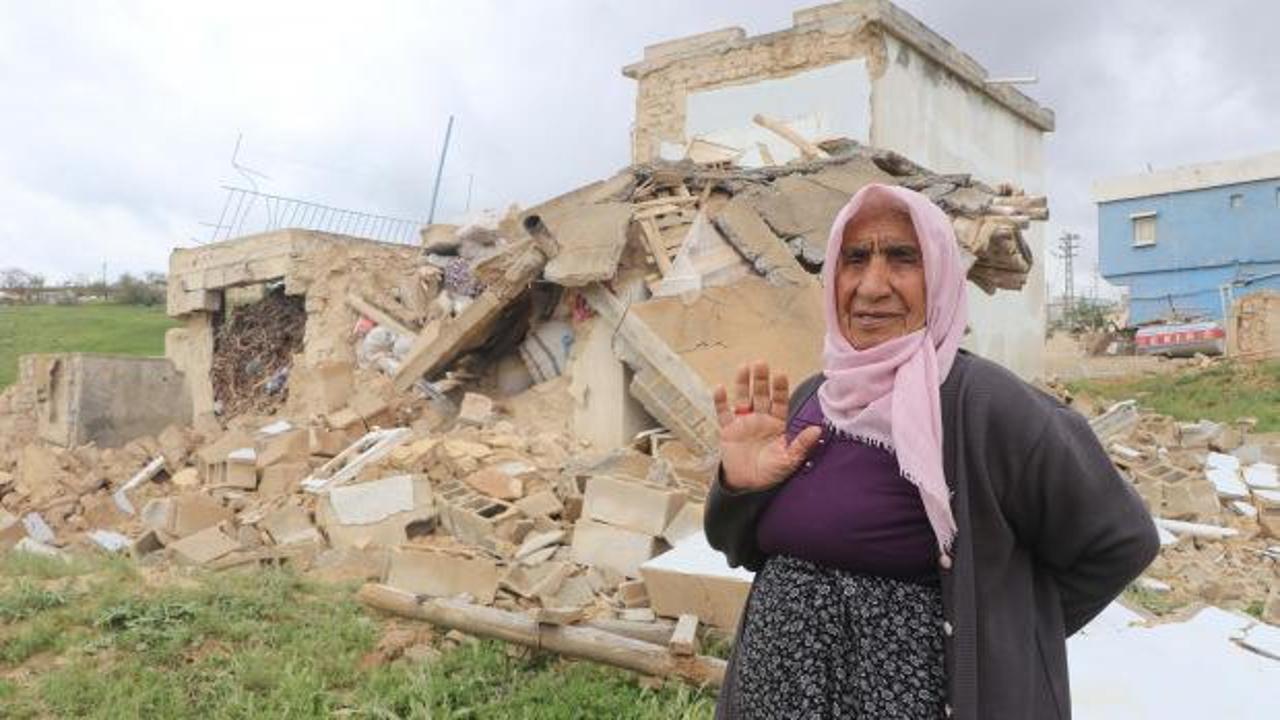 Gaziantep'te Fırtına Sonrası Ciddi Hasar: 85 Yaşındaki Kadının Evi Yıkıldı