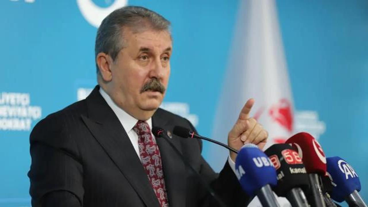 Mustafa Destici'den ter&ouml;r &ouml;rg&uuml;t&uuml; PKK mesajı