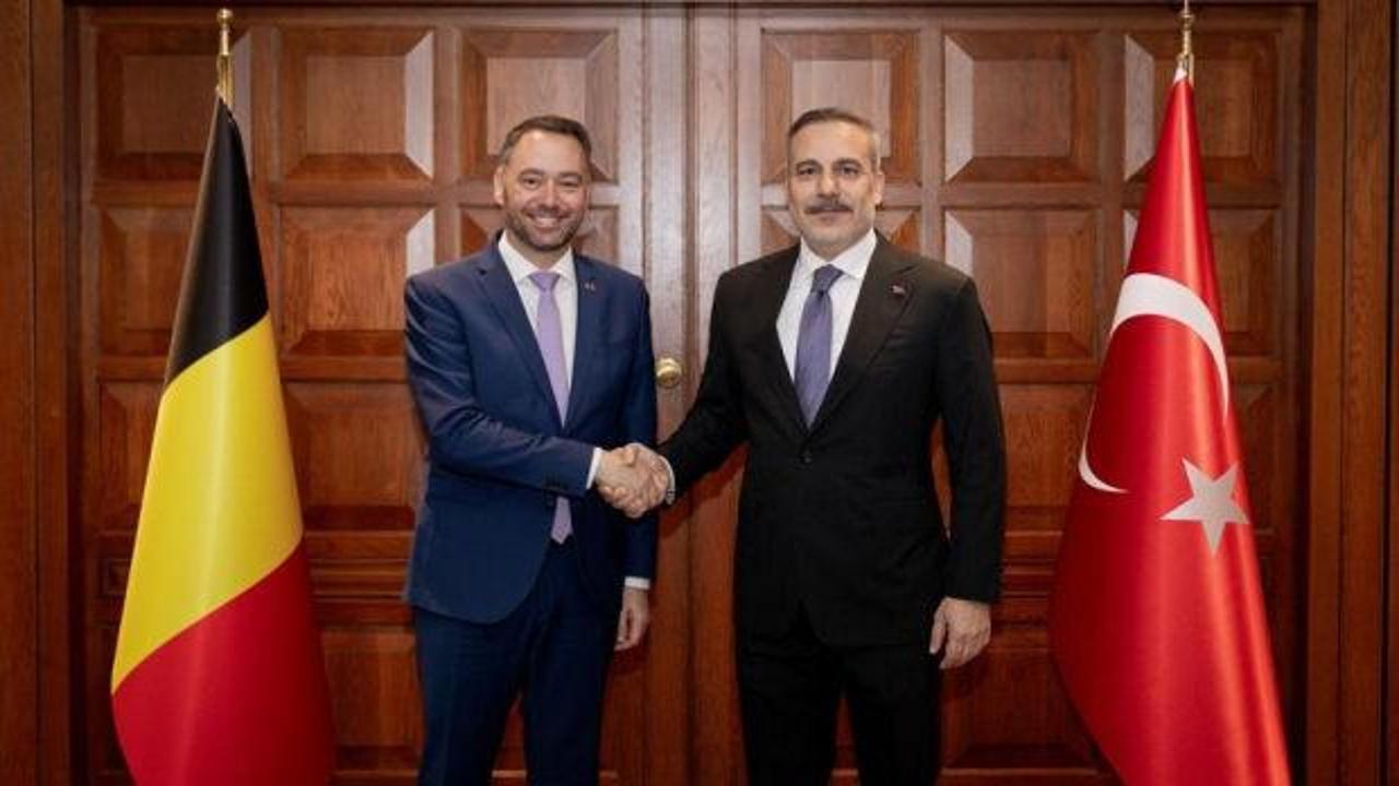 Bakan Fidan, Bel&ccedil;ika Dışişleri Bakanı Prevot ile g&ouml;r&uuml;şt&uuml;