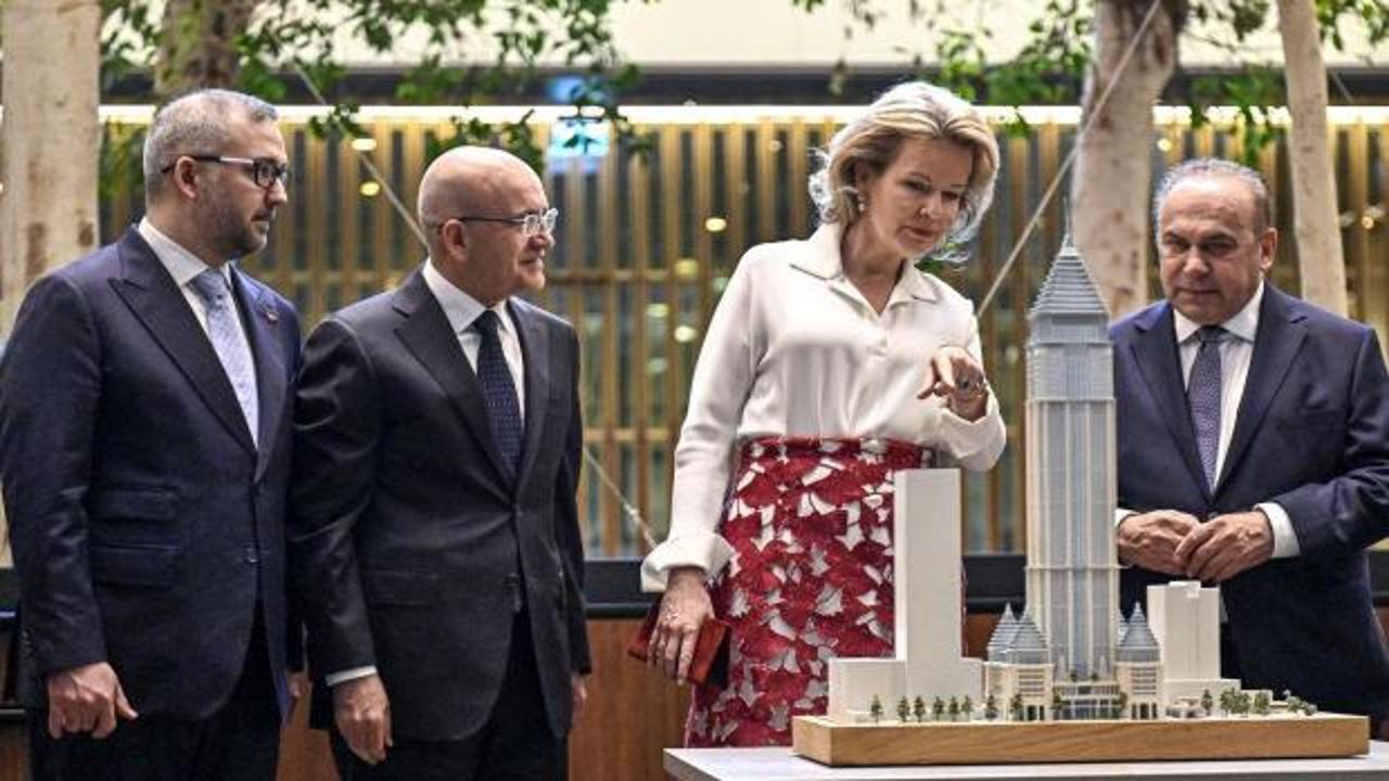 Bel&ccedil;ika Krali&ccedil;esi Mathilde, TCMB İstanbul Finans Merkezi Yerleşkesi'ni ziyaret etti