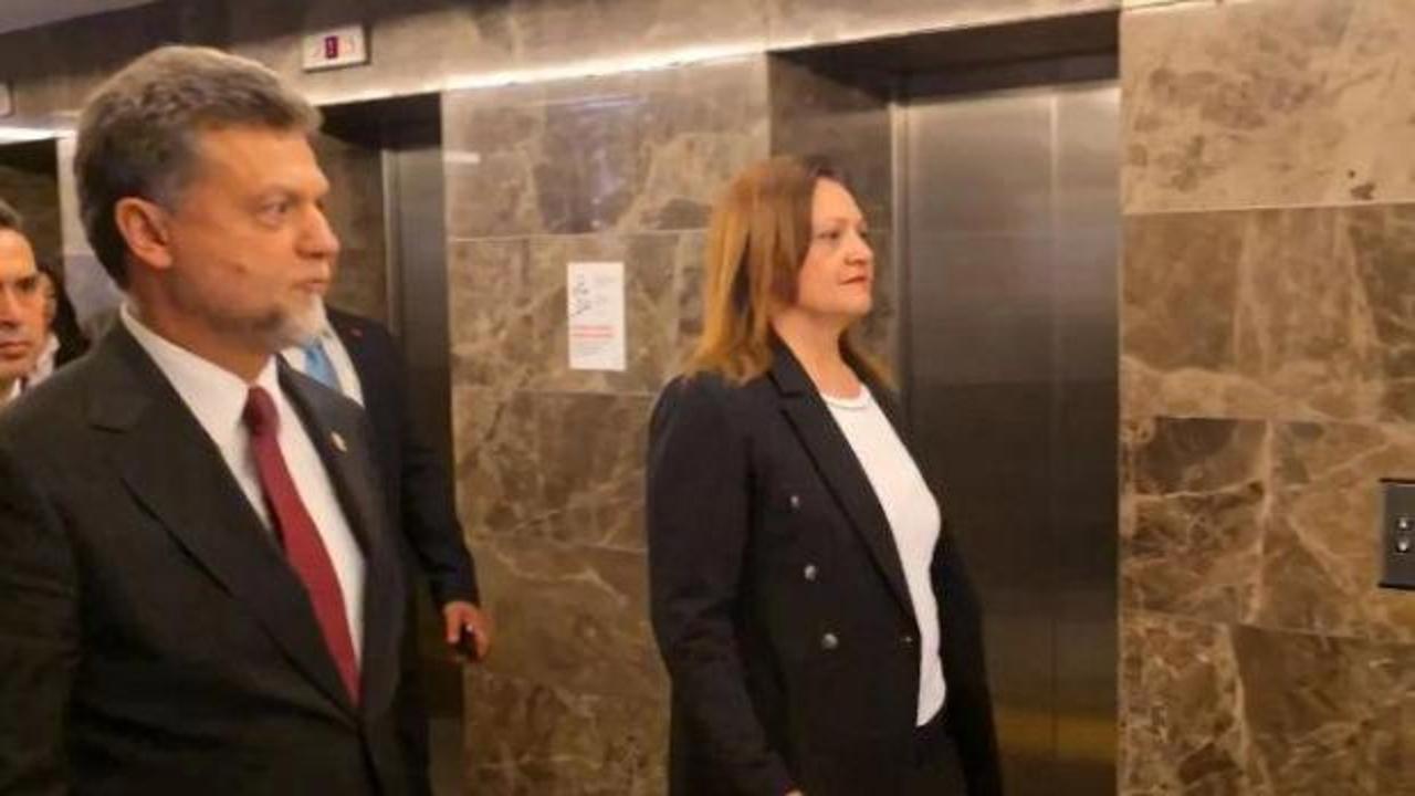 Burcu Köksal AK Parti binasına geldi! Ankara'da hareketli dakikalar...