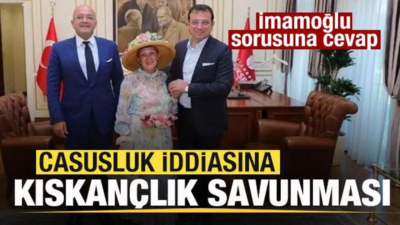 Casusluk iddiasına kıskançlık savunması! Ekrem İmamoğlu sorusuna cevap