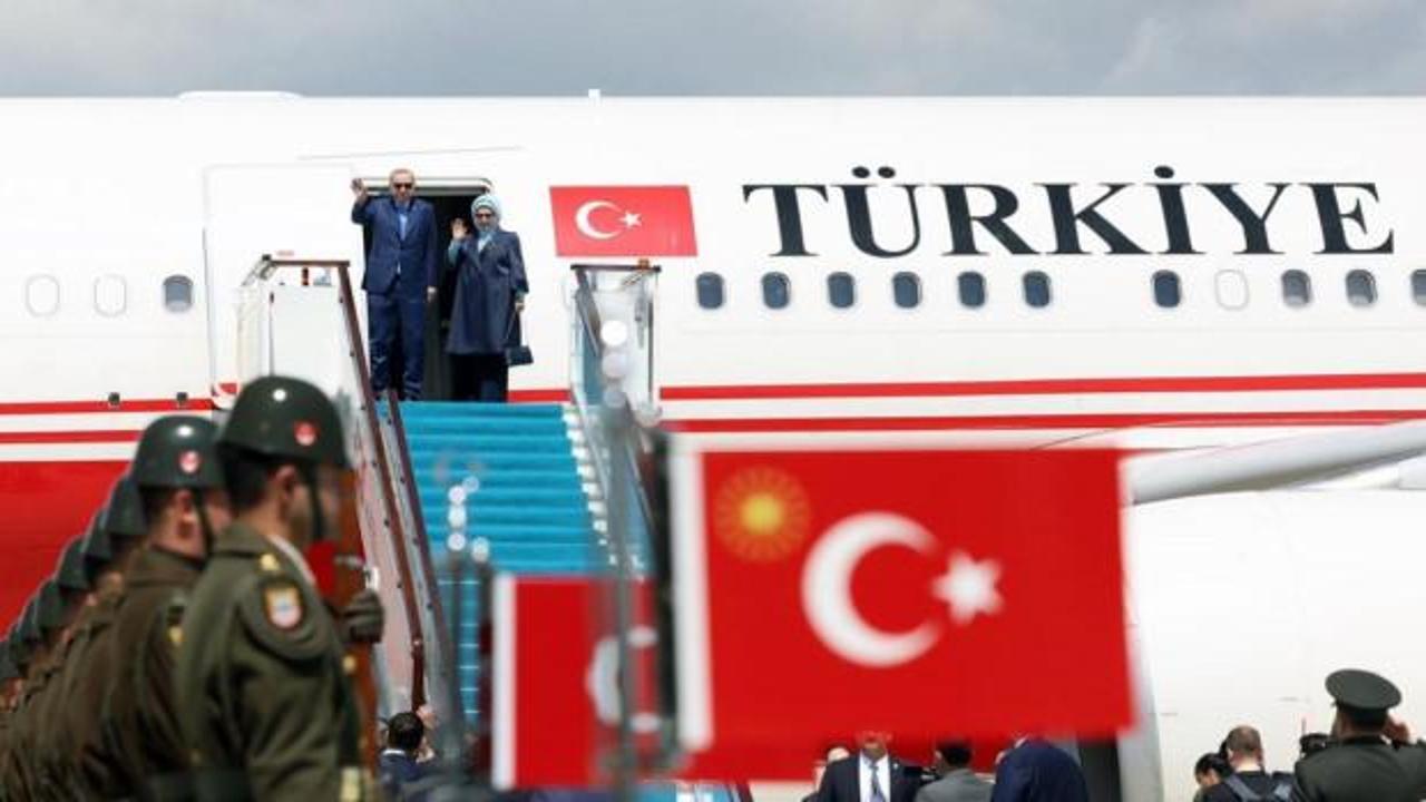 Cumhurbaşkanı Erdoğan Kazakistan'a gitti