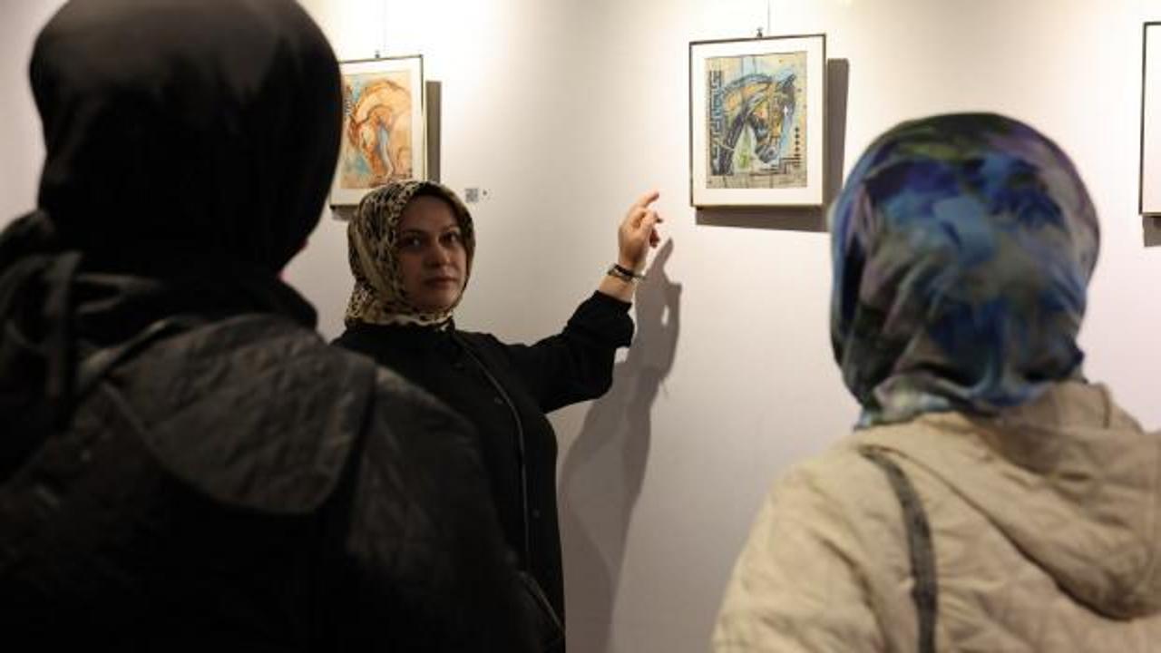 &ldquo;Hat İzinde&rdquo; sergisi Bağcılar&rsquo;da sanatseverlerle buluştu