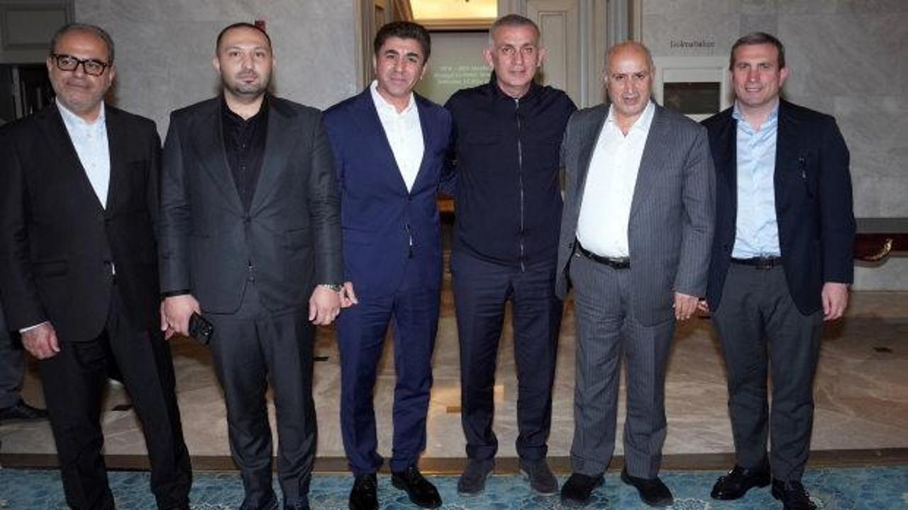 FIFA Genel Sekreteri Grafstr&ouml;m, Bakan Bak ve TFF Başkanı Hacıosmanoğlu ile bir araya geldi