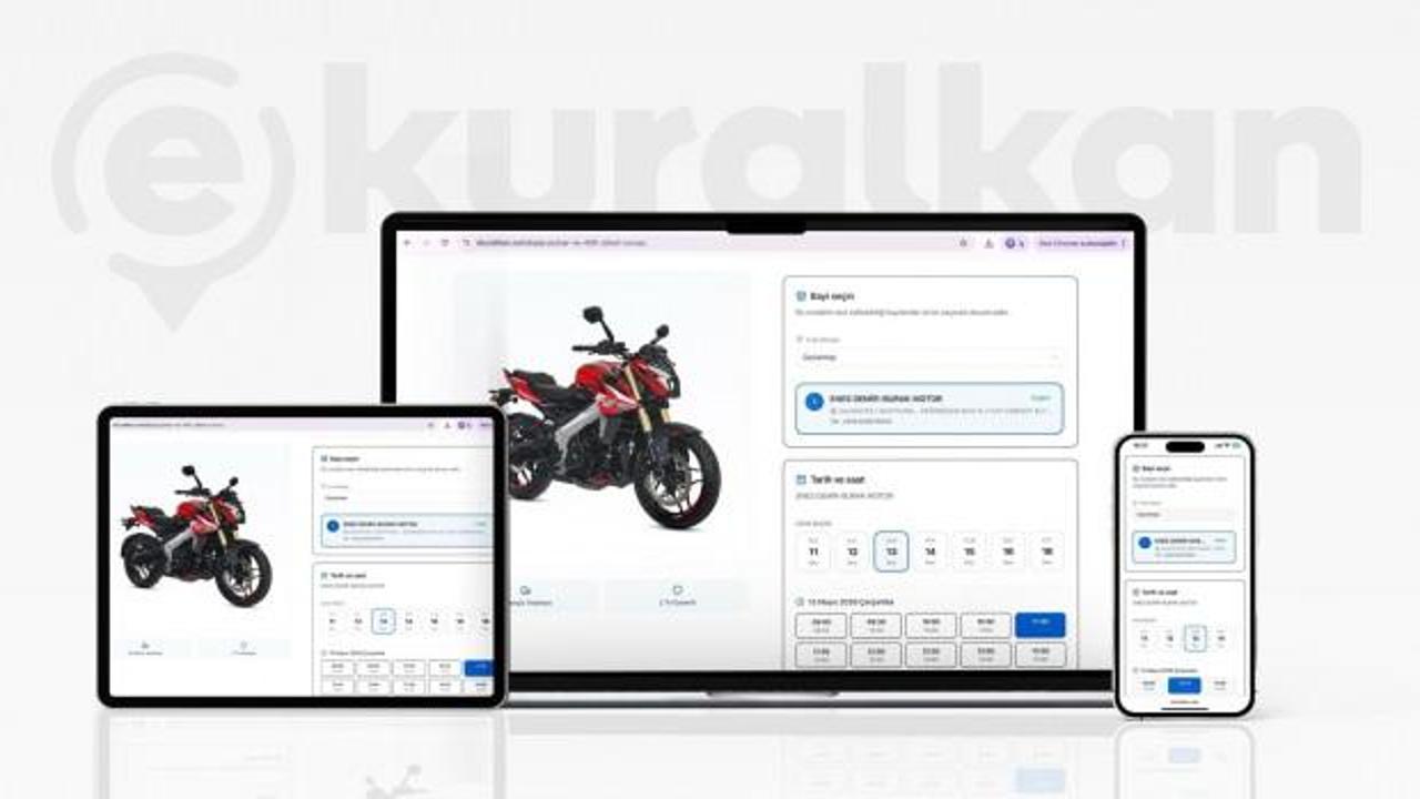Motosikletlerde test s&uuml;r&uuml;ş&uuml; randevuları dijitale taşındı