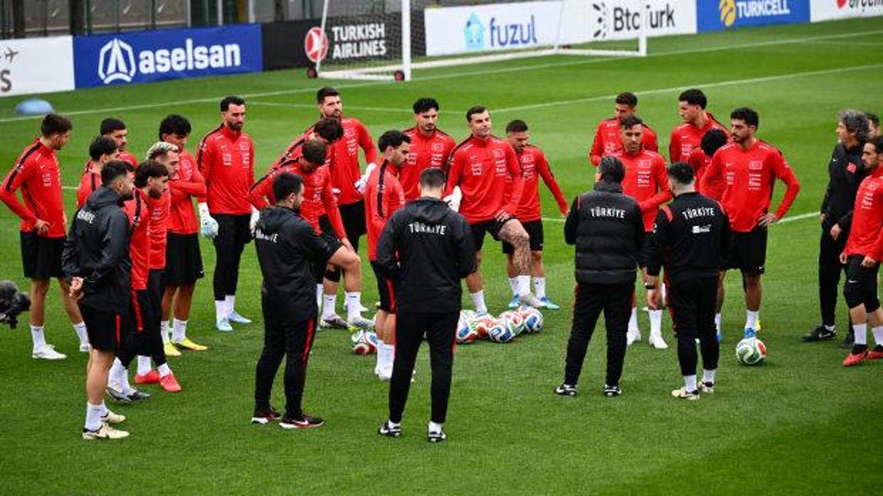 A Milli Takım D&uuml;nya Kupası &ouml;ncesi topbaşı yaptı