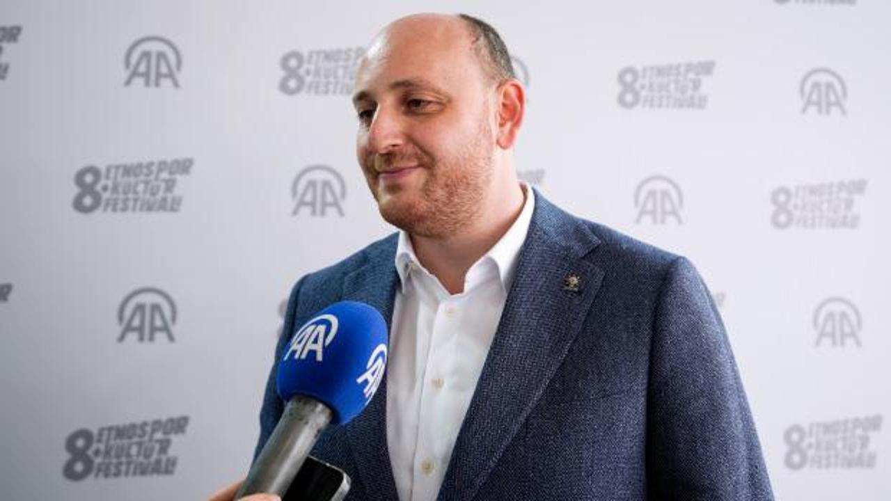 AK Parti Genel Başkan Yardımcısı B&uuml;y&uuml;kg&uuml;m&uuml;ş'ten Etnospor'a &ouml;vg&uuml;!