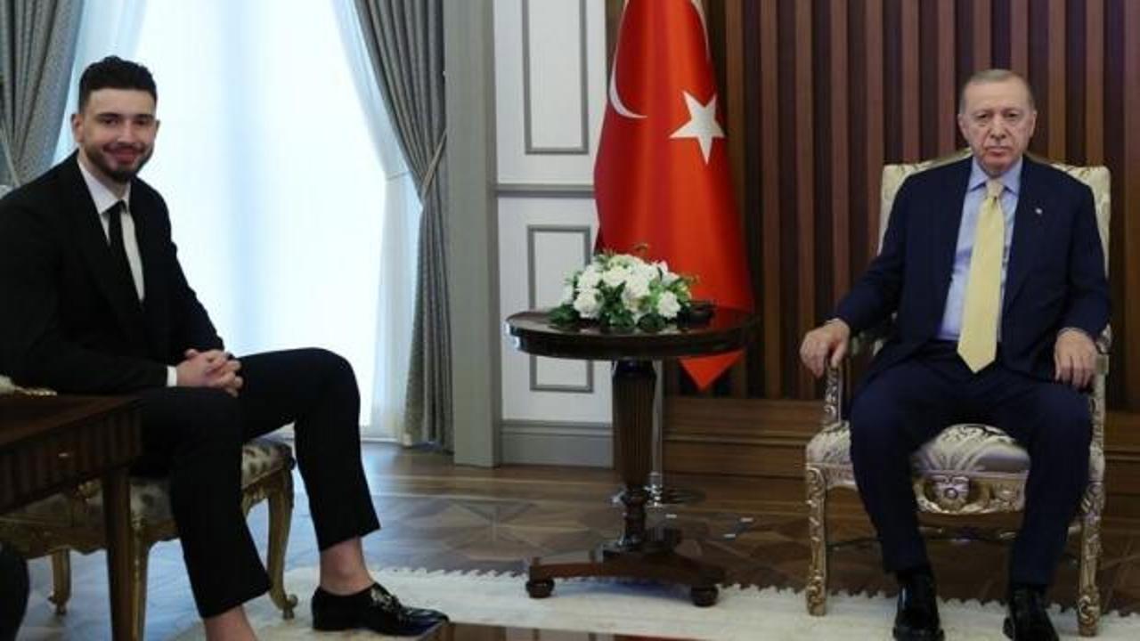 Cumhurbaşkanı Erdoğan, Alperen Şeng&uuml;n'&uuml; kabul etti