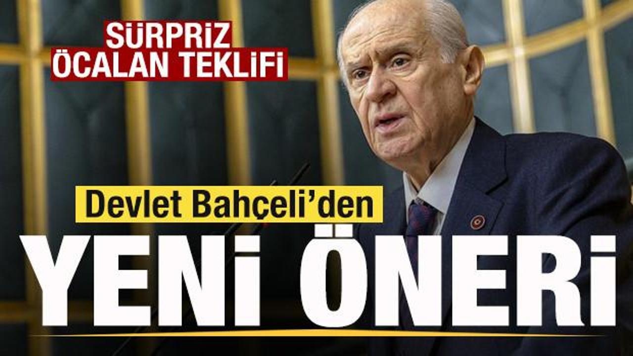 Devlet Bahçeli'den yeni hamle önerisi! Sürpriz Öcalan teklifi
