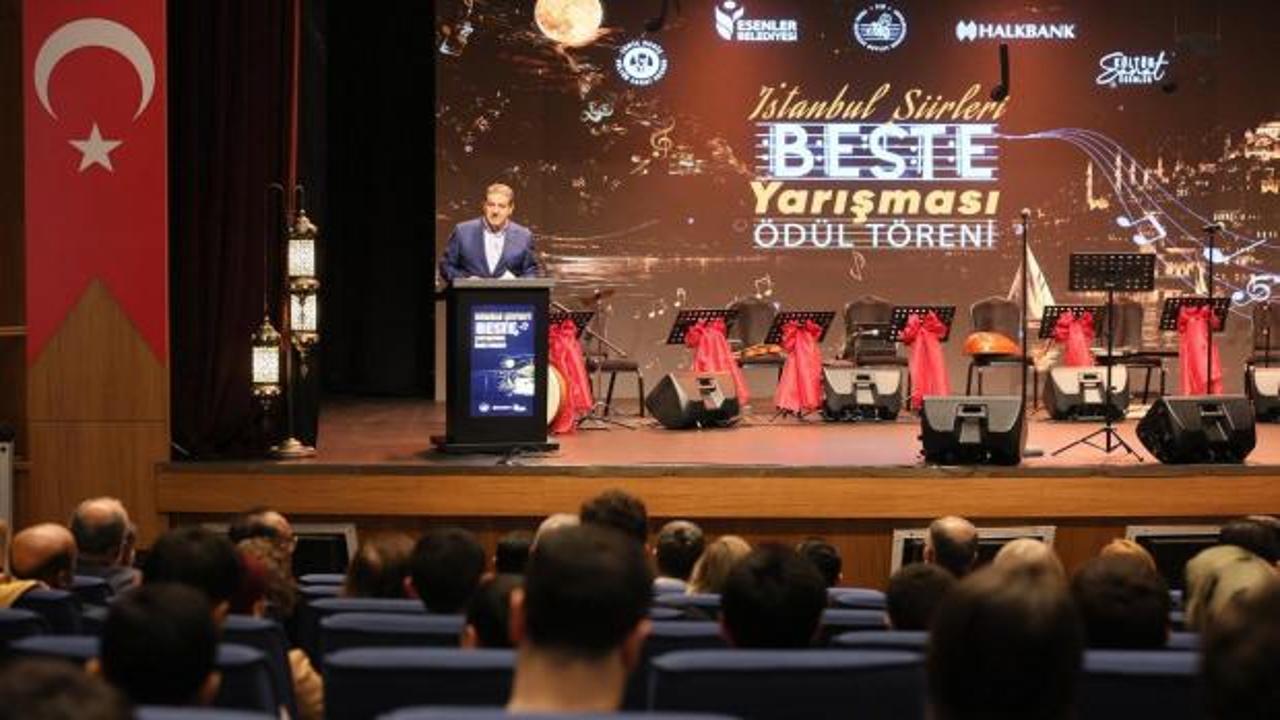 Esenler Belediyesi'nin d&uuml;zenlediği "İstanbul&rsquo;u Anlatan Besteler" &ouml;d&uuml;llendirildi
