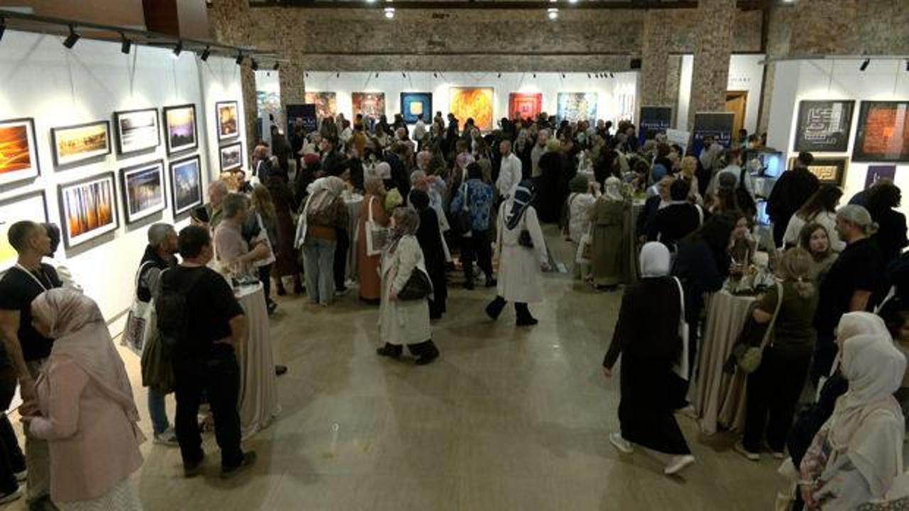 "Fecrin İzi" Karma Sergisi sanatseverle buluştu: 41 sanat&ccedil;ının 137 eseri g&ouml;z doldurdu
