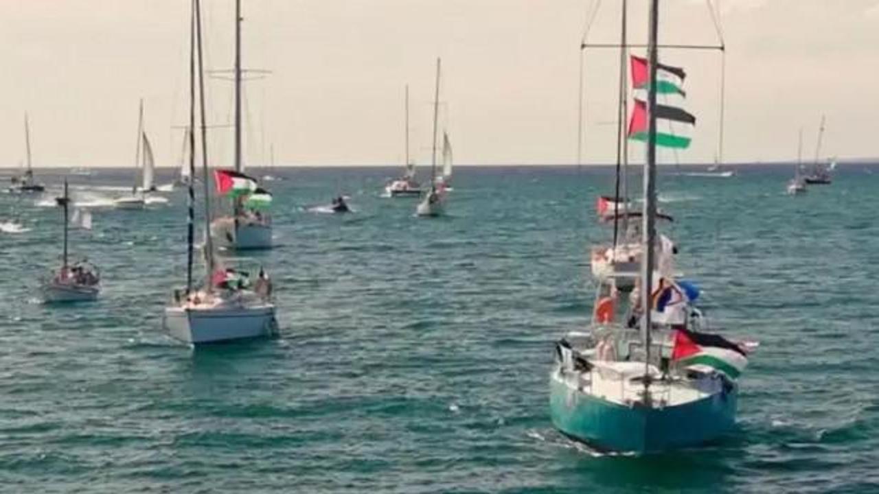 İsrail 41 tekneye el koydu, 10 tekne Gazze'ye ilerliyor