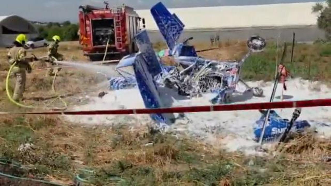 İsrail'de k&uuml;&ccedil;&uuml;k u&ccedil;ak d&uuml;şt&uuml;: 2 &ouml;l&uuml;