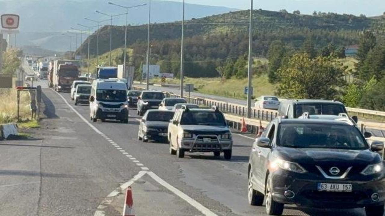 'Kilit kavşak' Kırıkkale'de, bayram yoğunluğu başladı