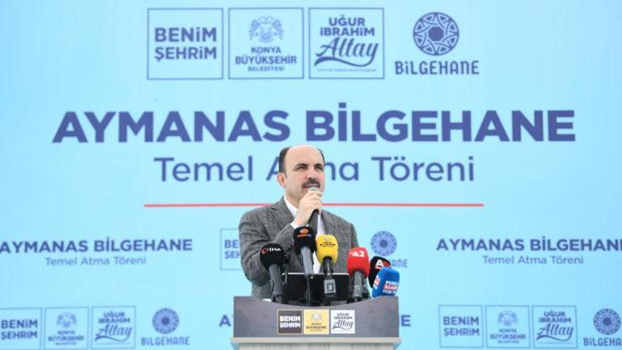Konya B&uuml;y&uuml;kşehir Aymanas Bilgehane'nin temelini attı 