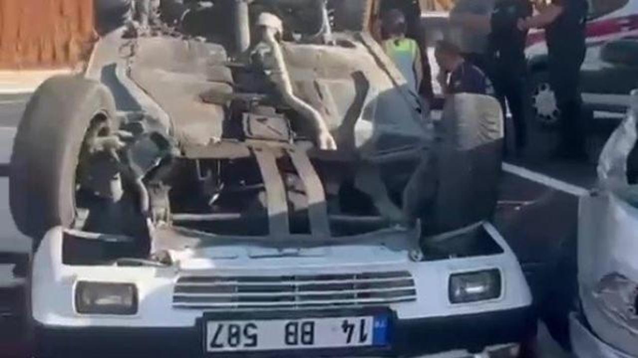 Hastane kavşağında kaza: 5 yaralı