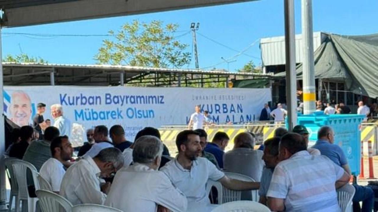 &Uuml;mraniye'de kurban kesimleri hijyenik şartlarda yapıldı
