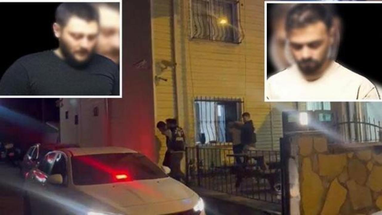 Sarıyer'de polis ekiplerinin düzenlediği operasyon sonrası olay yeri incelemesi